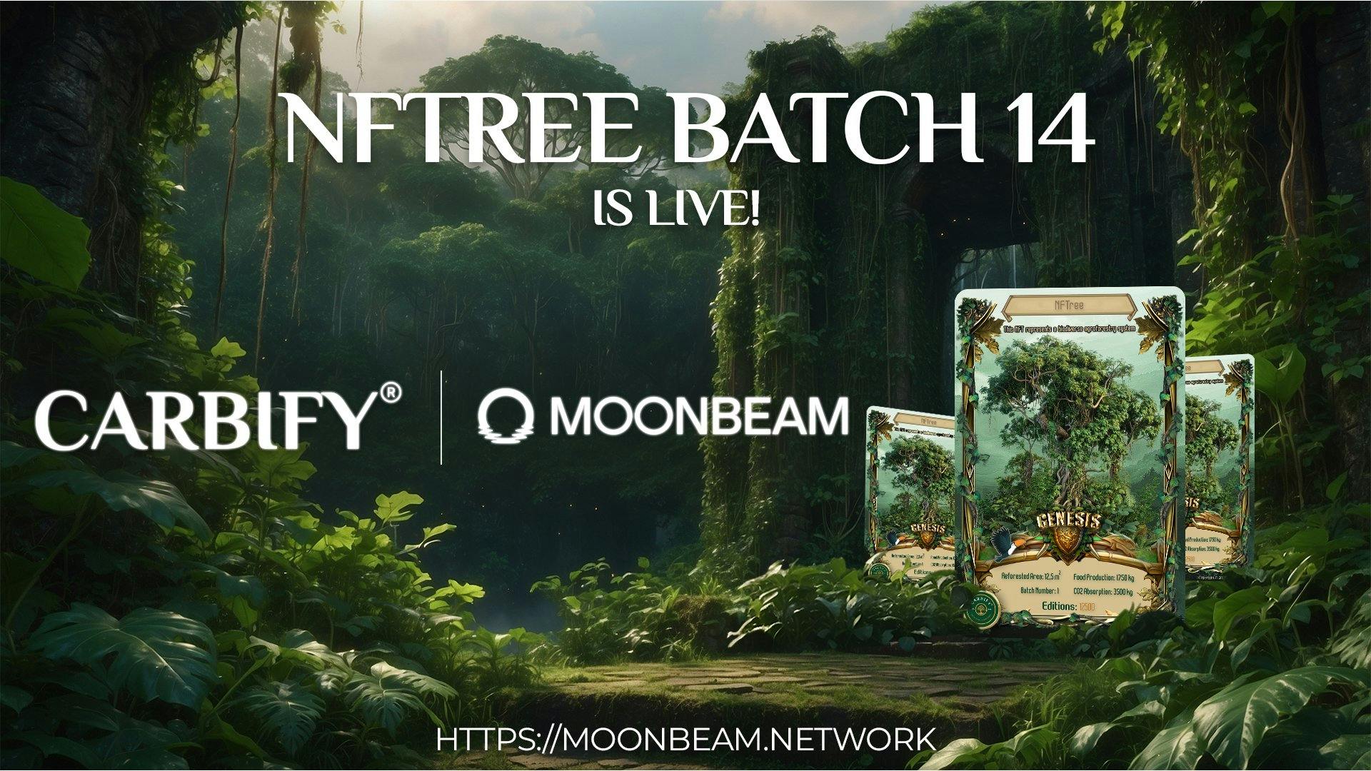 NFTrees now on Moonbeam