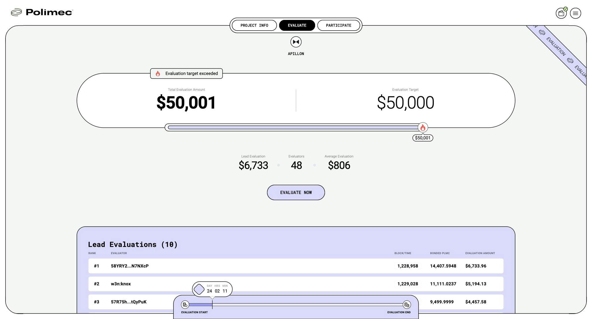 Apillon Evaluation Milestone!