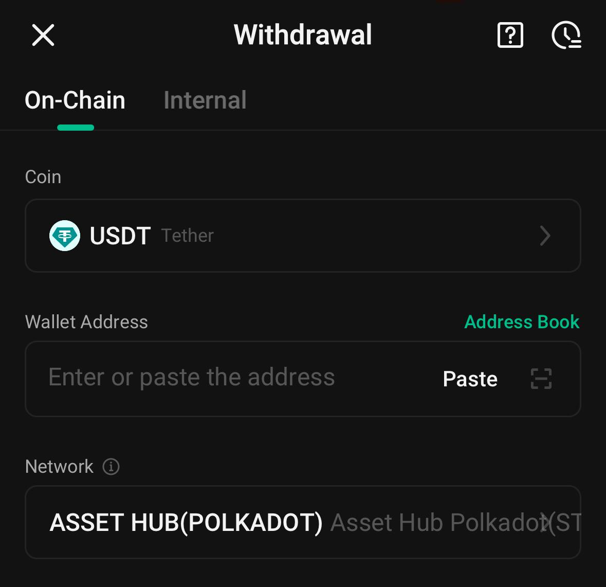 KuCoin enabled Asset-Hub USDT Withdrawals