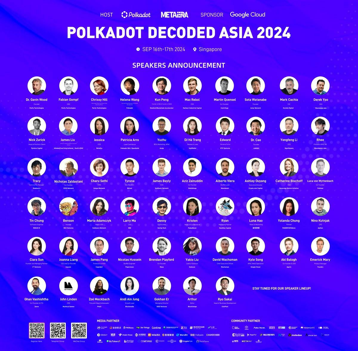 The Registration is open for Polkadot Decoded Asia 2024