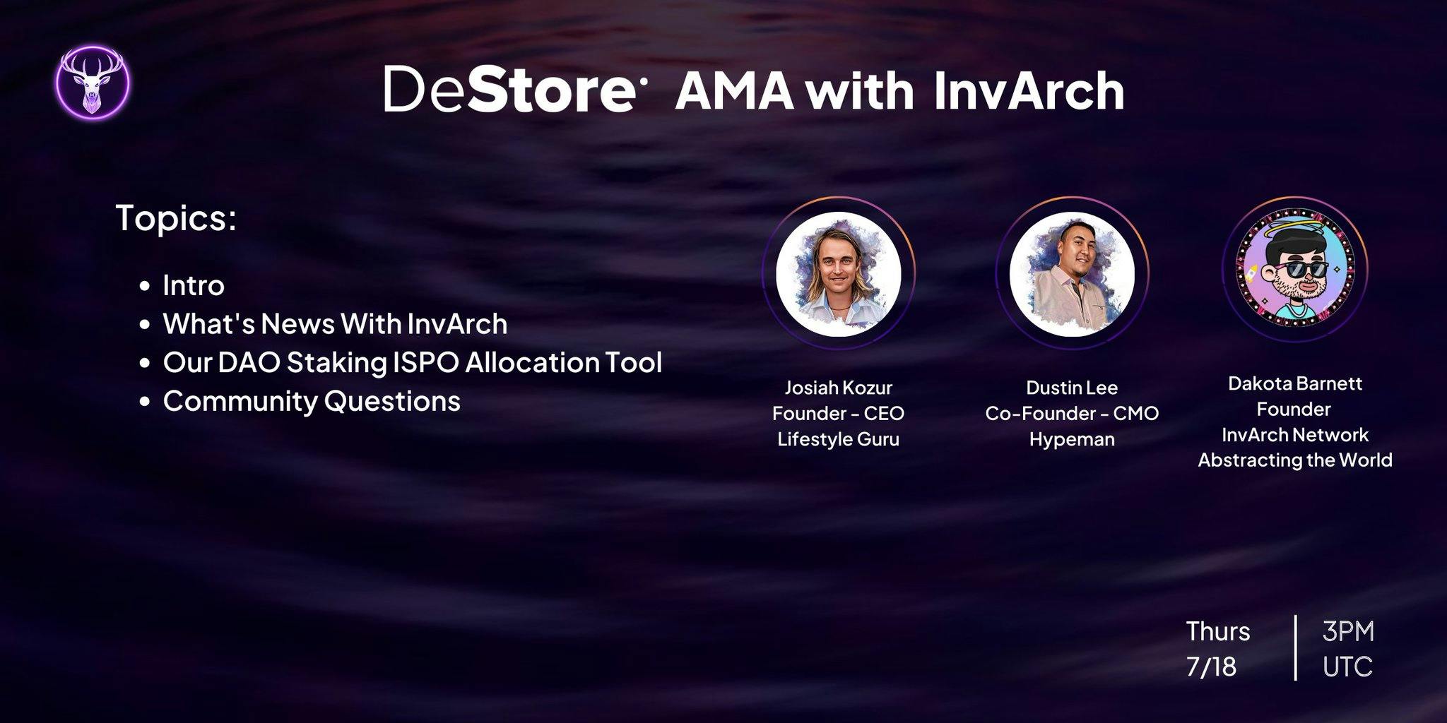 DeStore x Invarch AMA