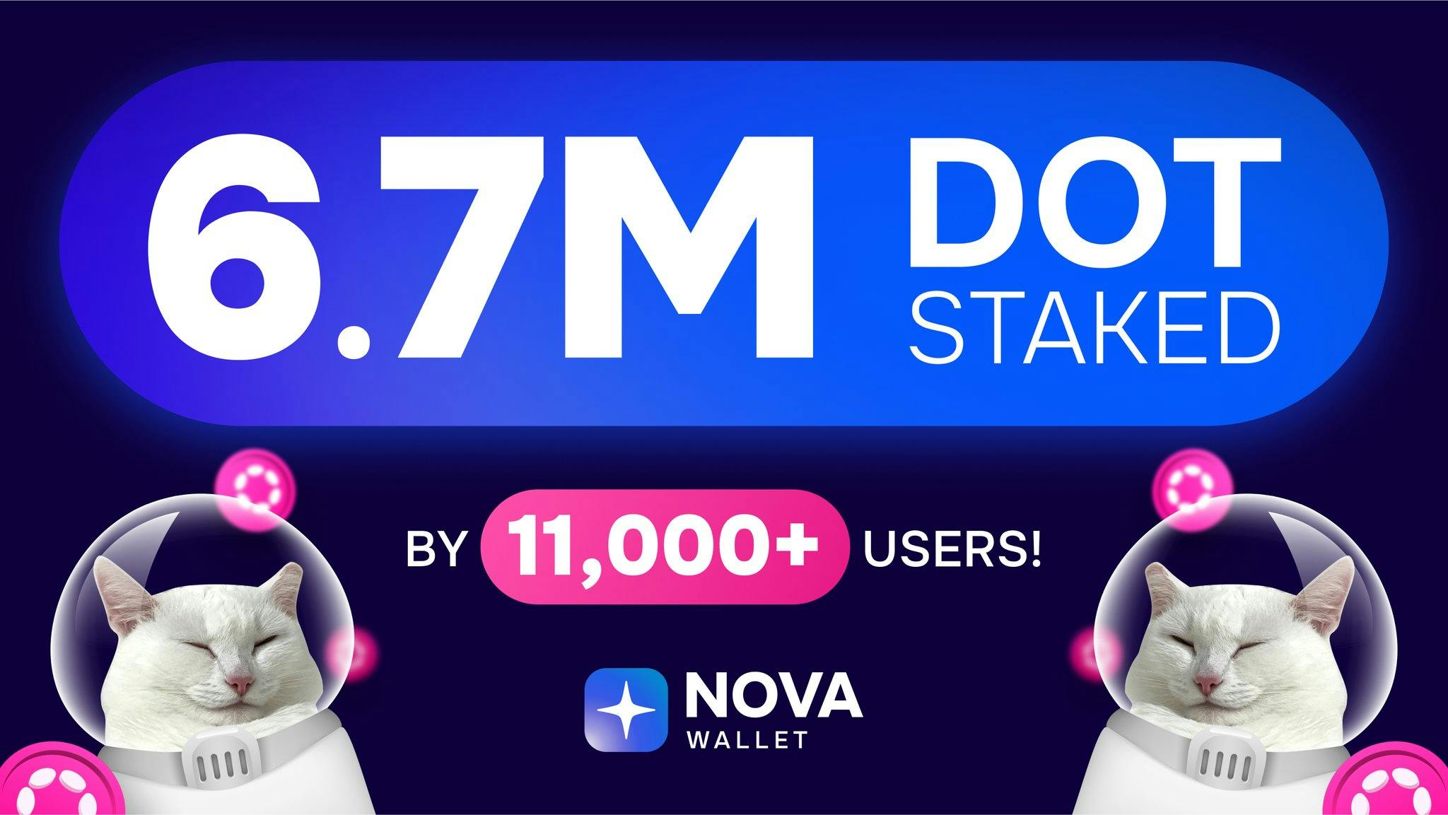 NovaWallet Hits Another DOT Staking Milestone