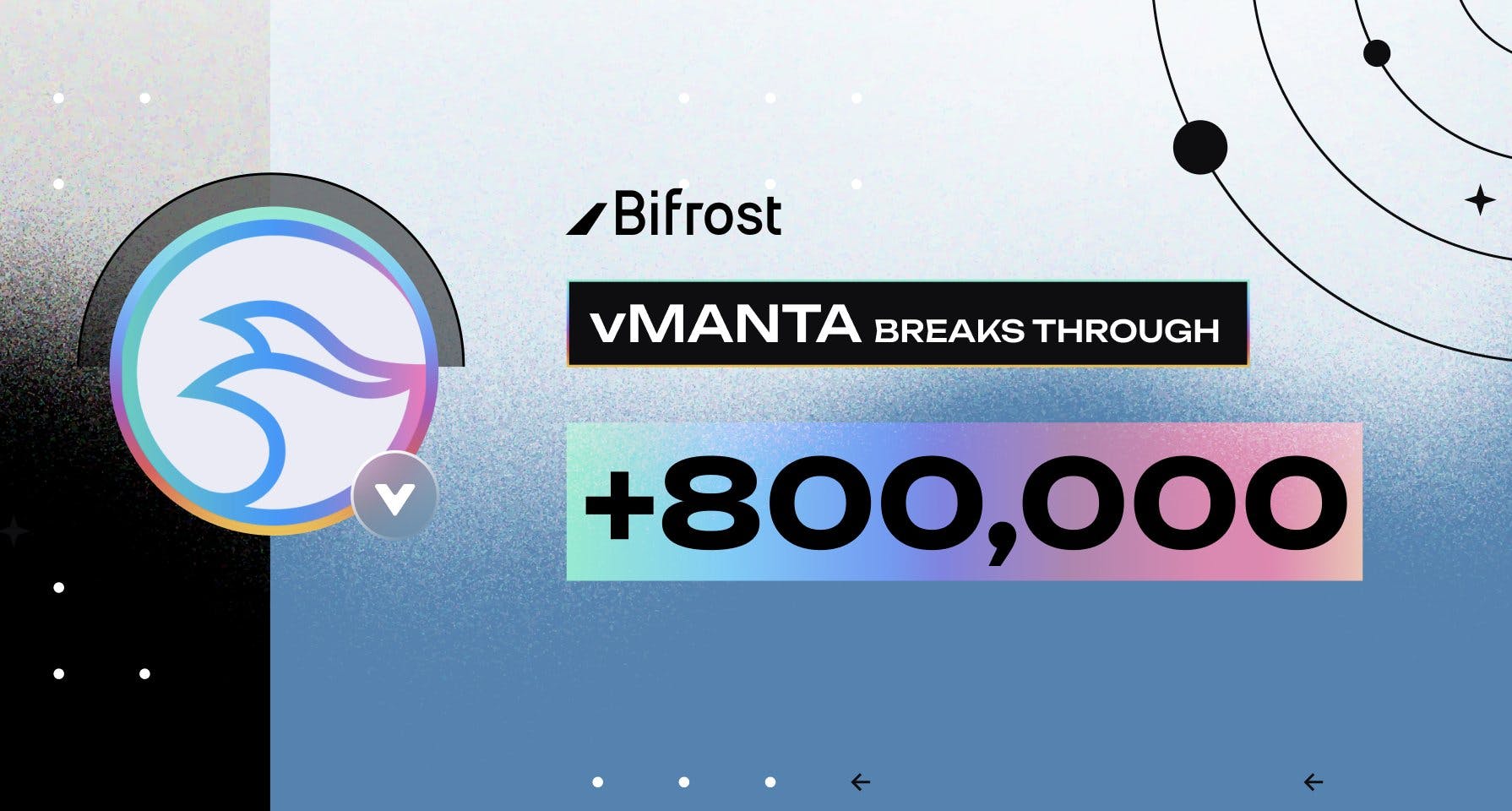 Manta liquid staked on Bifrost surpasses 800,000🎉