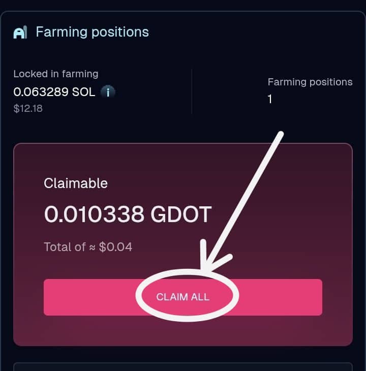 🌐 How I Earned 16% APR in Giga DOT on Hydration’s SOL Farm