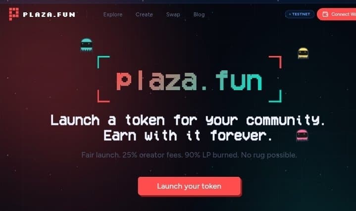 Plaza.Fun on Polkadot.