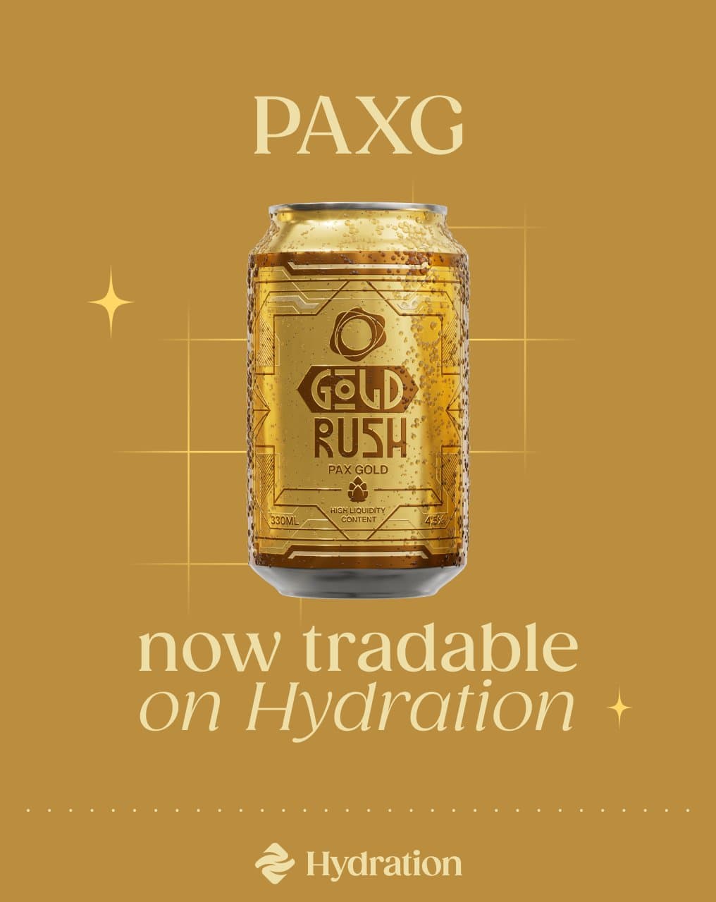 How to earn real Gold on Polkadot with Hydration.