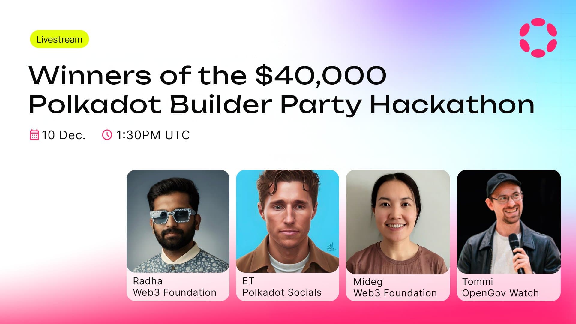 Builders on the Party Stream