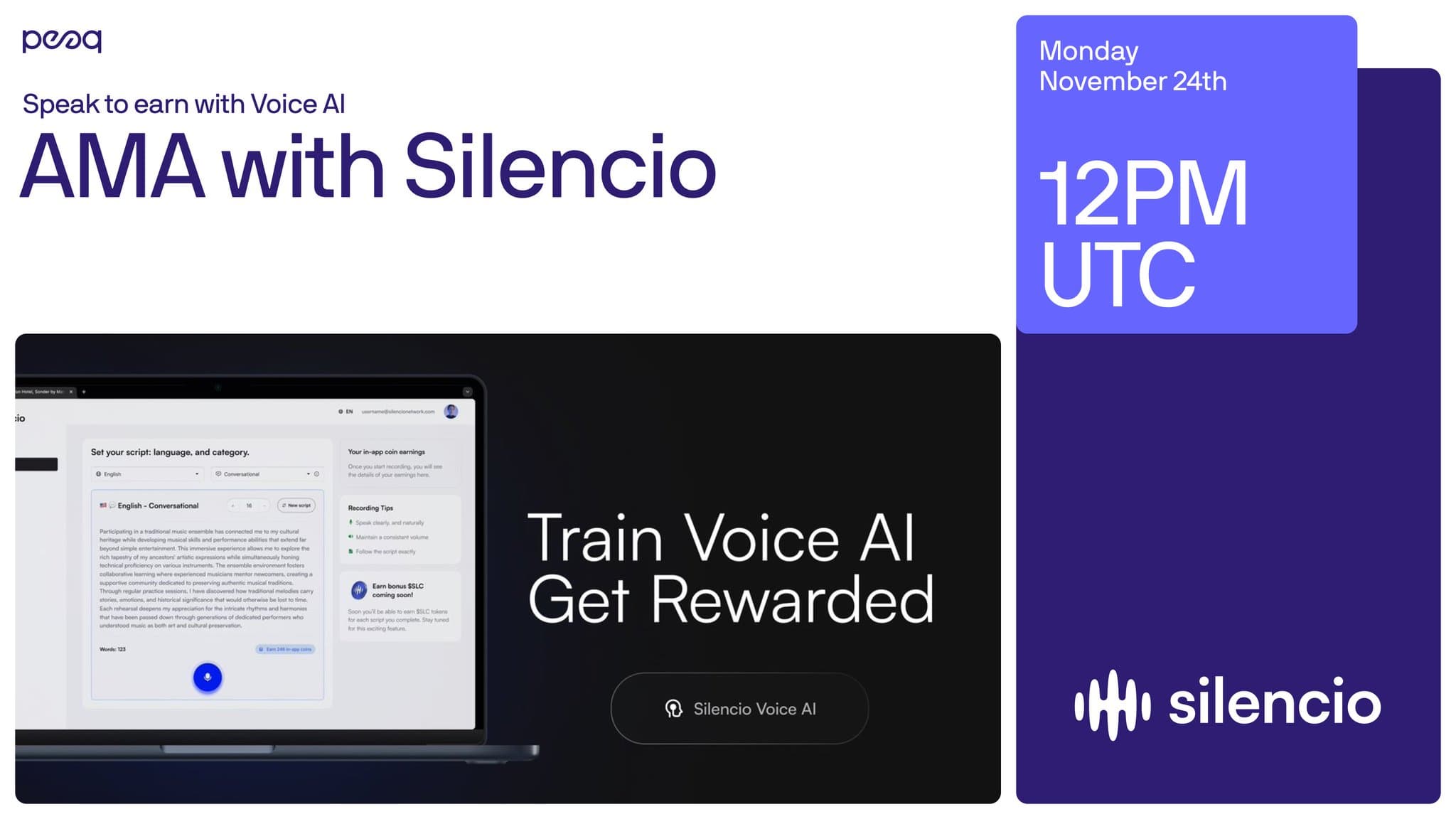 Peaqing into the Sounds of Silencio