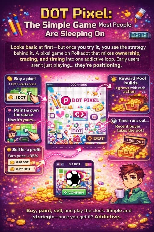 Pixel Game on Polkadot