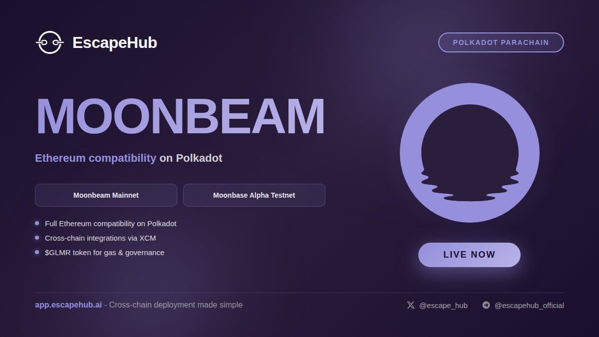 Moonbeam Meets Escape Velocity